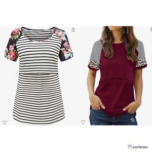 2 Nursing/Breastfeeding Tops
